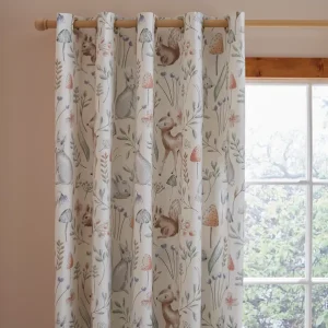 Woodland Blackout Eyelet Curtains (2)