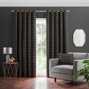 Chenille Eyelet Curtains