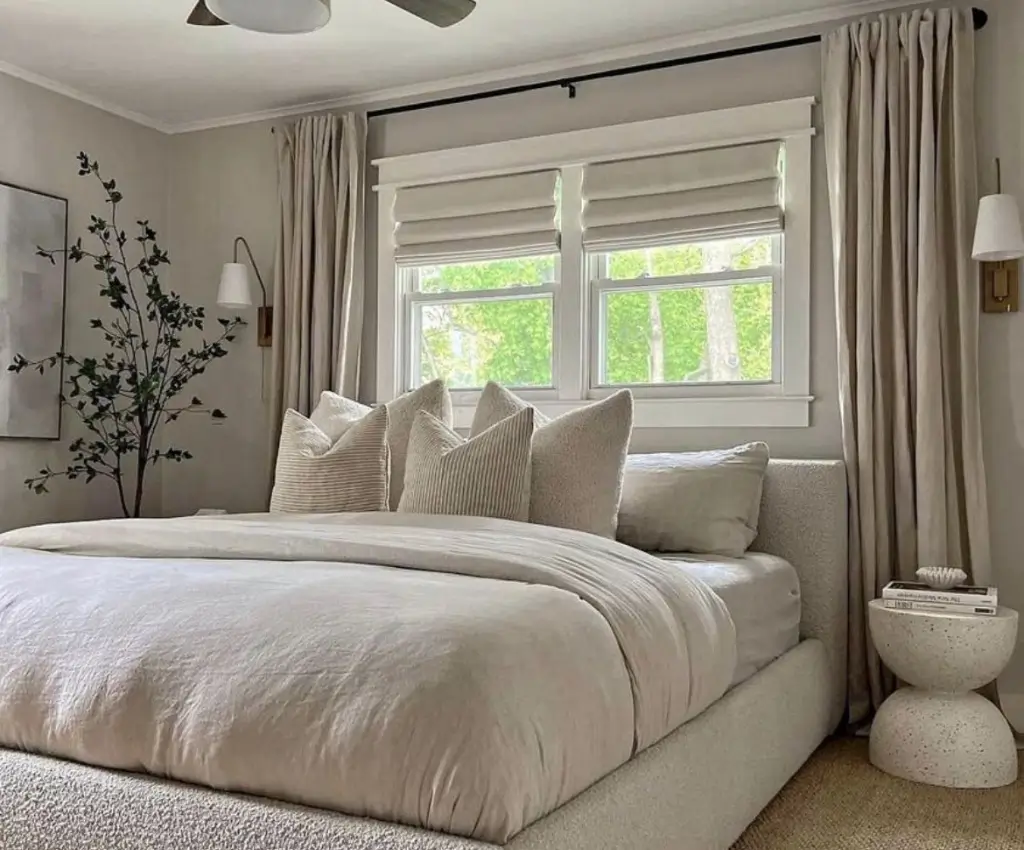 Modern Bedroom Blackout Curtains UAE