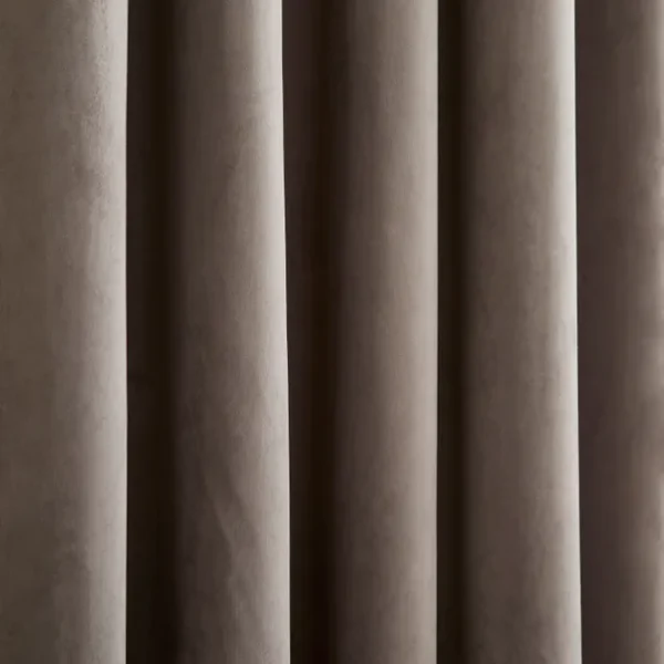 Recycled Velour Eyelet Curtains