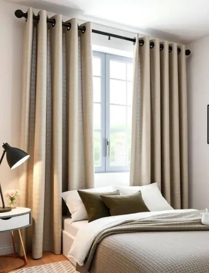 Stylish Bedroom Curtain In Dubai