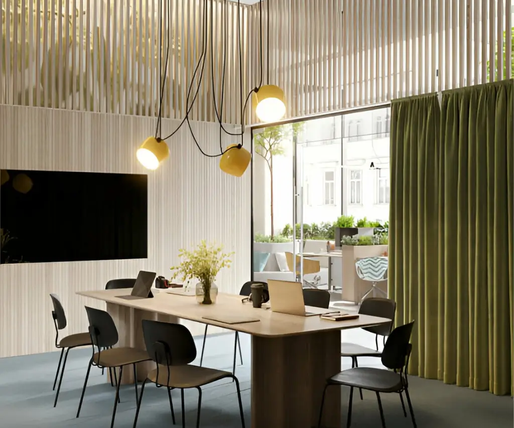 Stylish Wall Curtains for Office