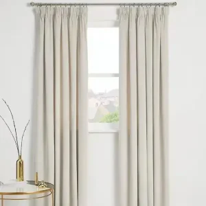 Velvet Pair Lined Pencil Curtains