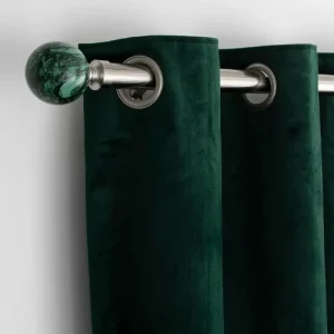 Green Curtains Poles