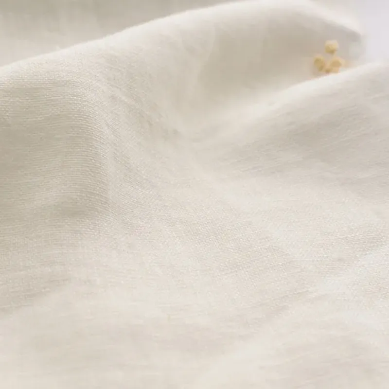 Warm Ivory Linen Curtain - Image 3